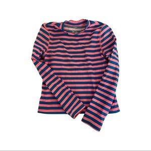 Long sleeved Crewcuts striped rash guard
